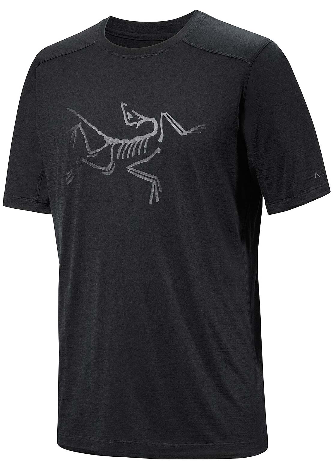 Arc&#39;teryx Men&#39;s Ionia Merino Wool Logo T-Shirt Black