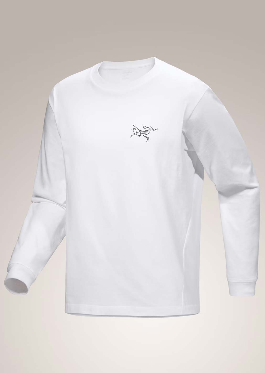 Arc'teryx Men's Kragg Cotton Long Sleeve White Light/Black