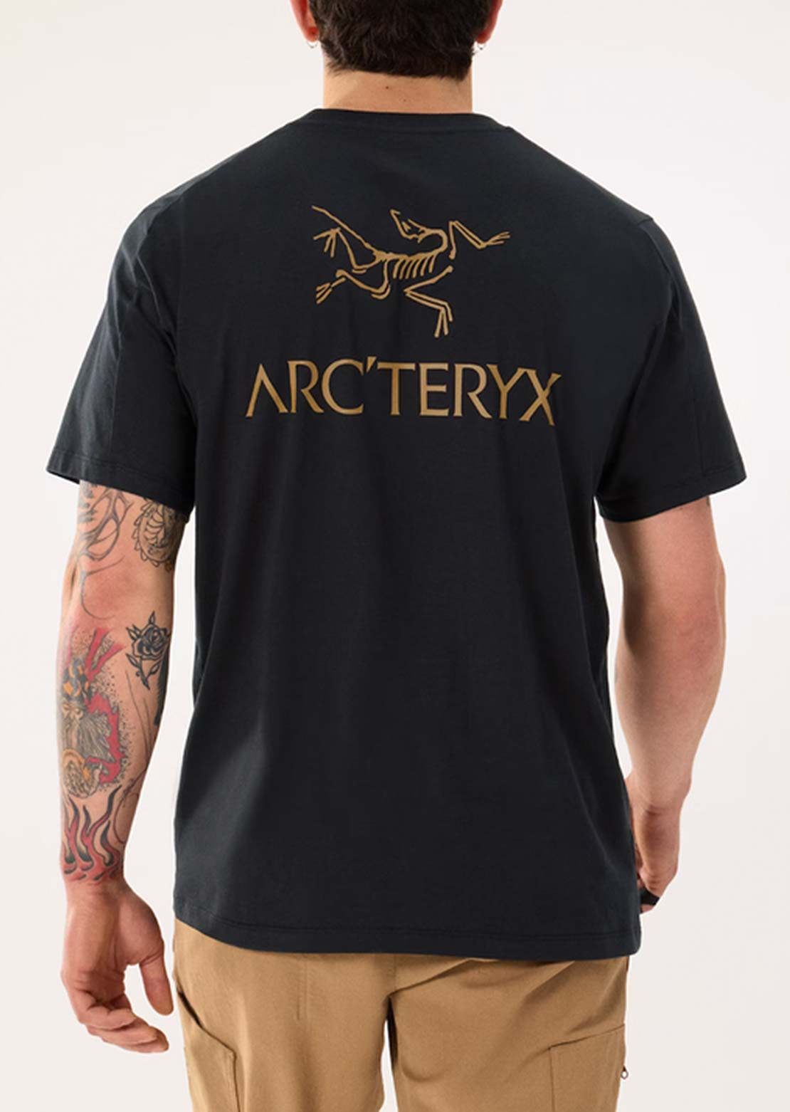 Arc'teryx Men's Kragg SL Cotton Bird Word T-shirt Black