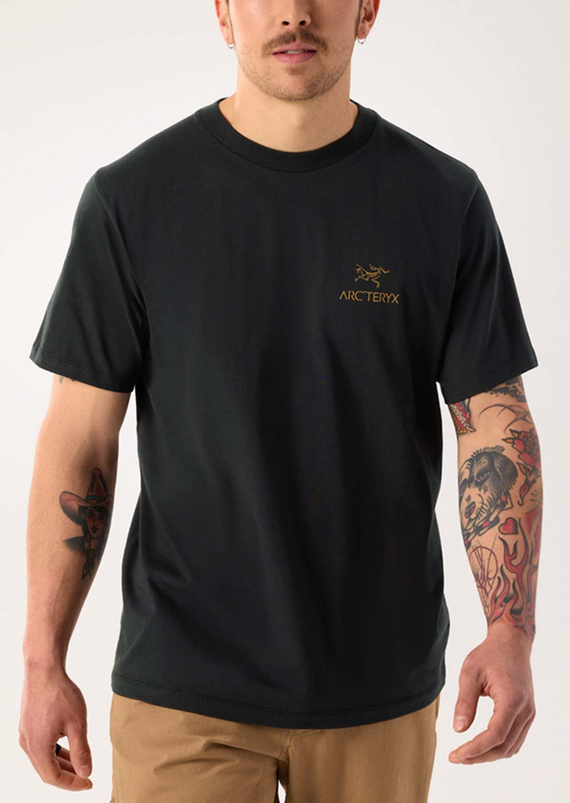 Arc'teryx Men's Kragg SL Cotton Bird Word T-shirt Black