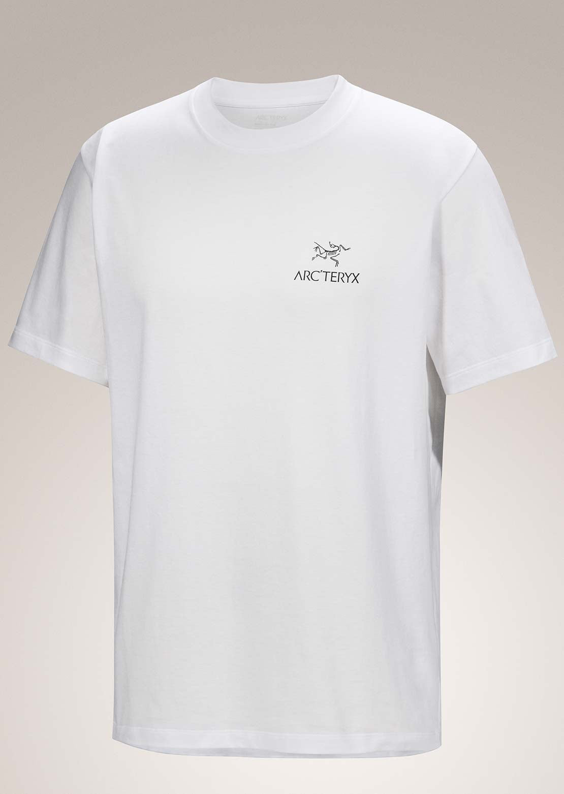 Arc'teryx Men's Kragg SL Cotton Bird Word T-Shirt White Light/Black