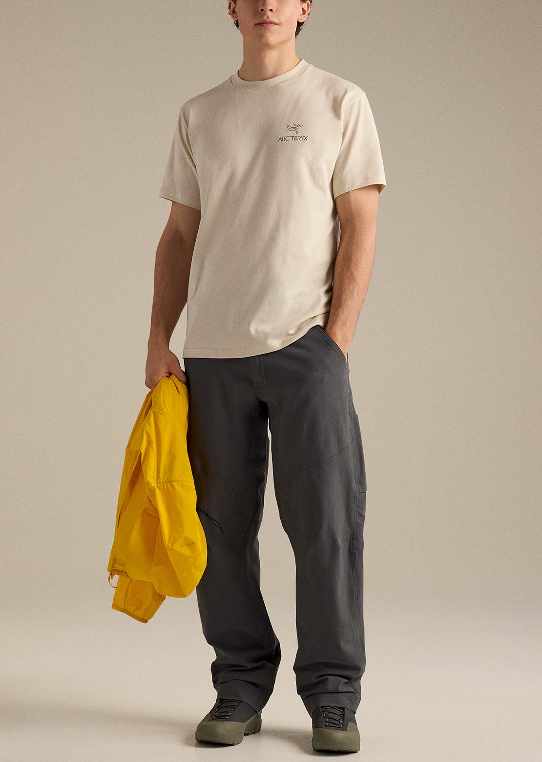Arc'teryx Hommes Kragg SL Cotton Bird Word T-shirt