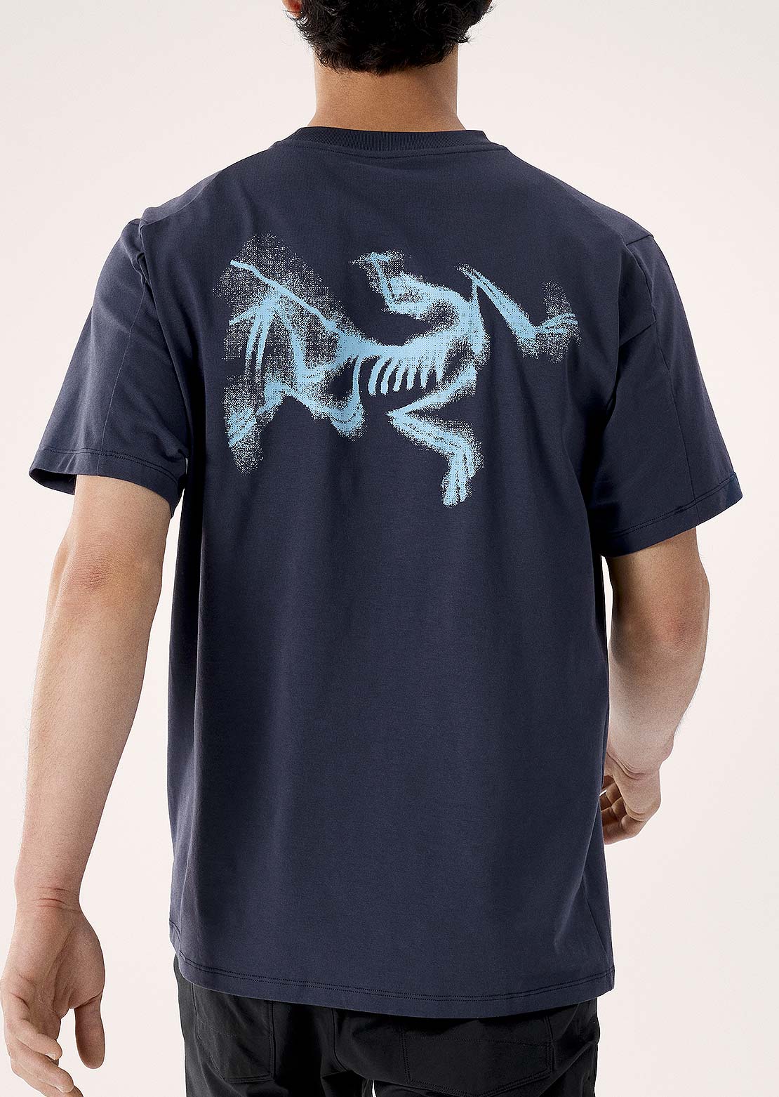 Arc'teryx Men's Kragg SL Cotton Blurred Bird T-Shirt Black Sapphire
