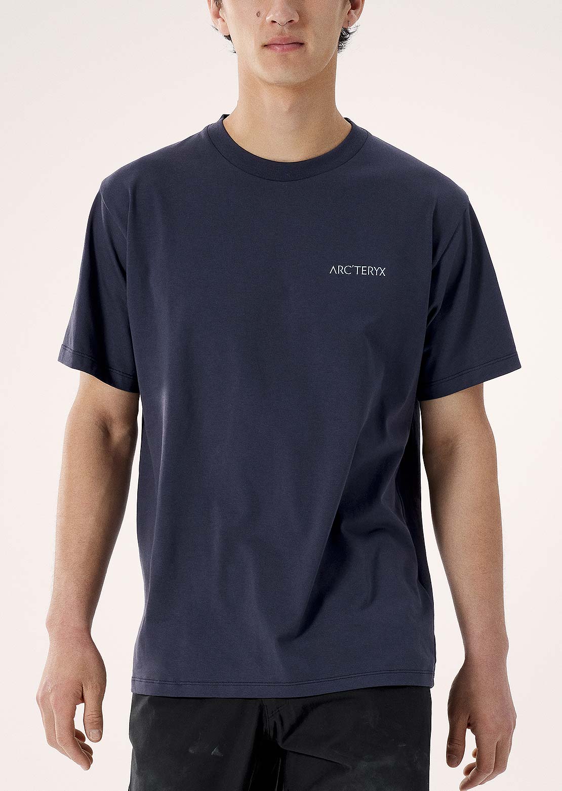 Arc'teryx Men's Kragg SL Cotton Blurred Bird T-Shirt Black Sapphire