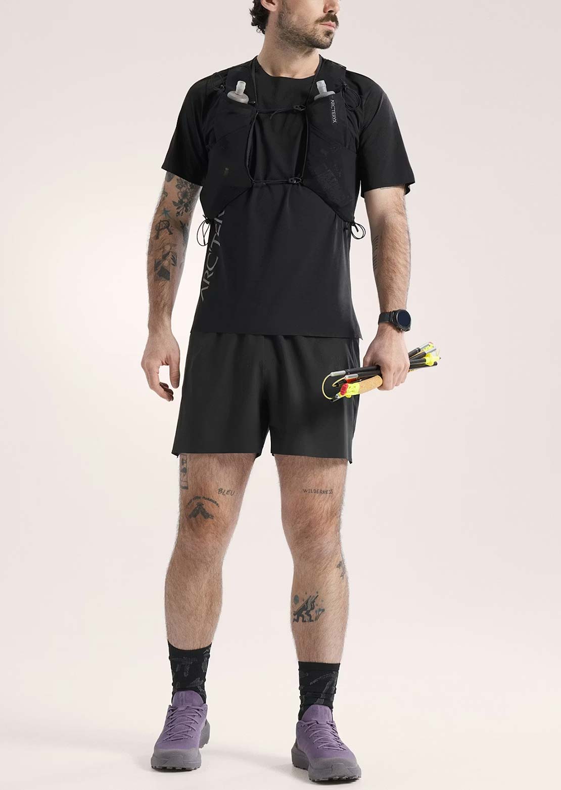 Arc'teryx Men's Norvan Downword Logo T-Shirt Black