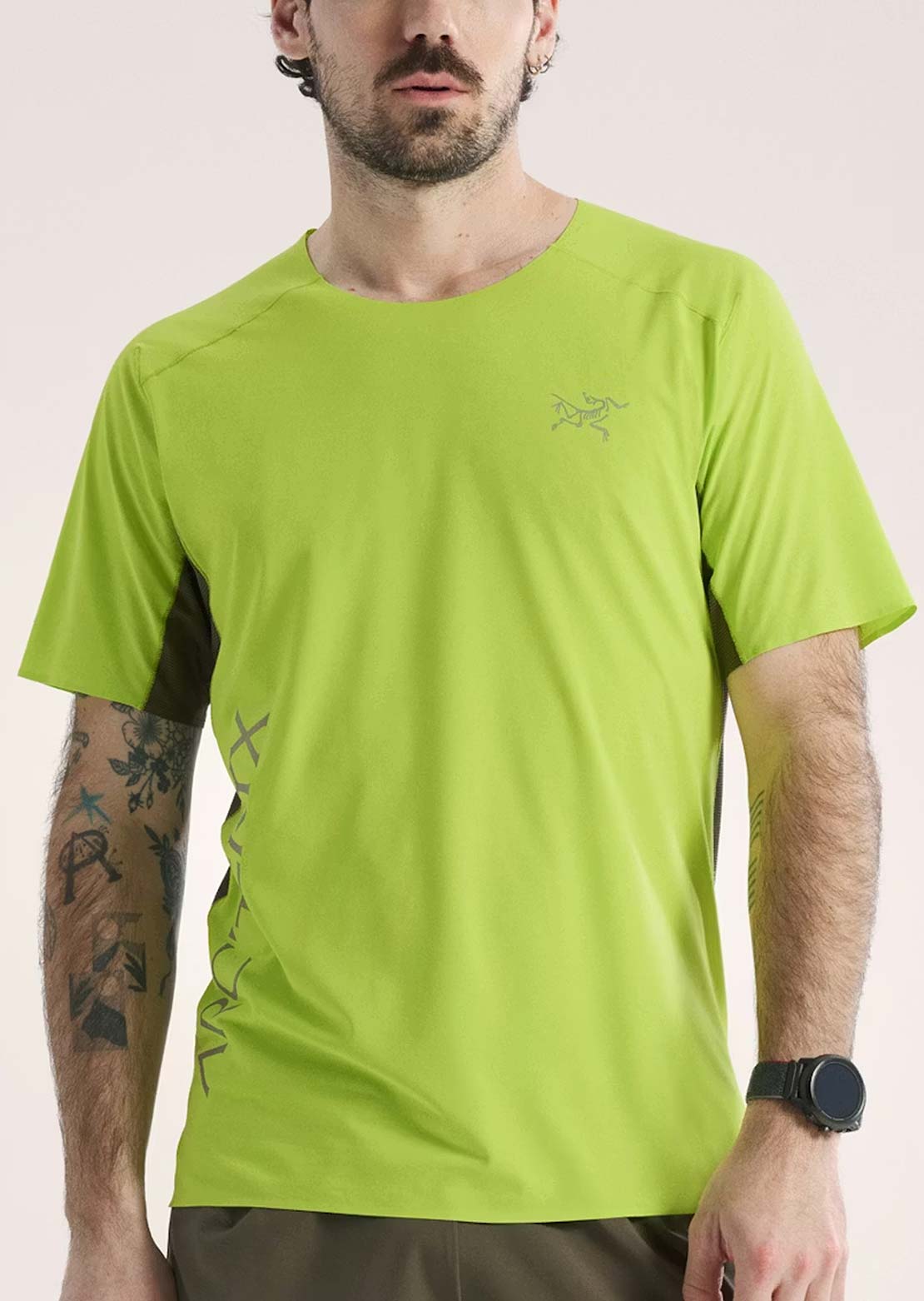 Arc'teryx Men's Norvan Downword Logo T-Shirt Mantis Tatsu