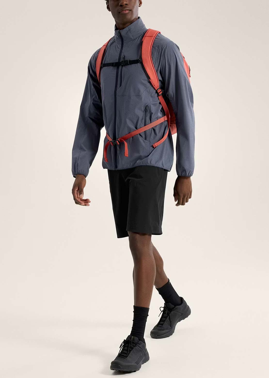 Arc'teryx Men's Ossa Stowhood Jacket Dark Stratus