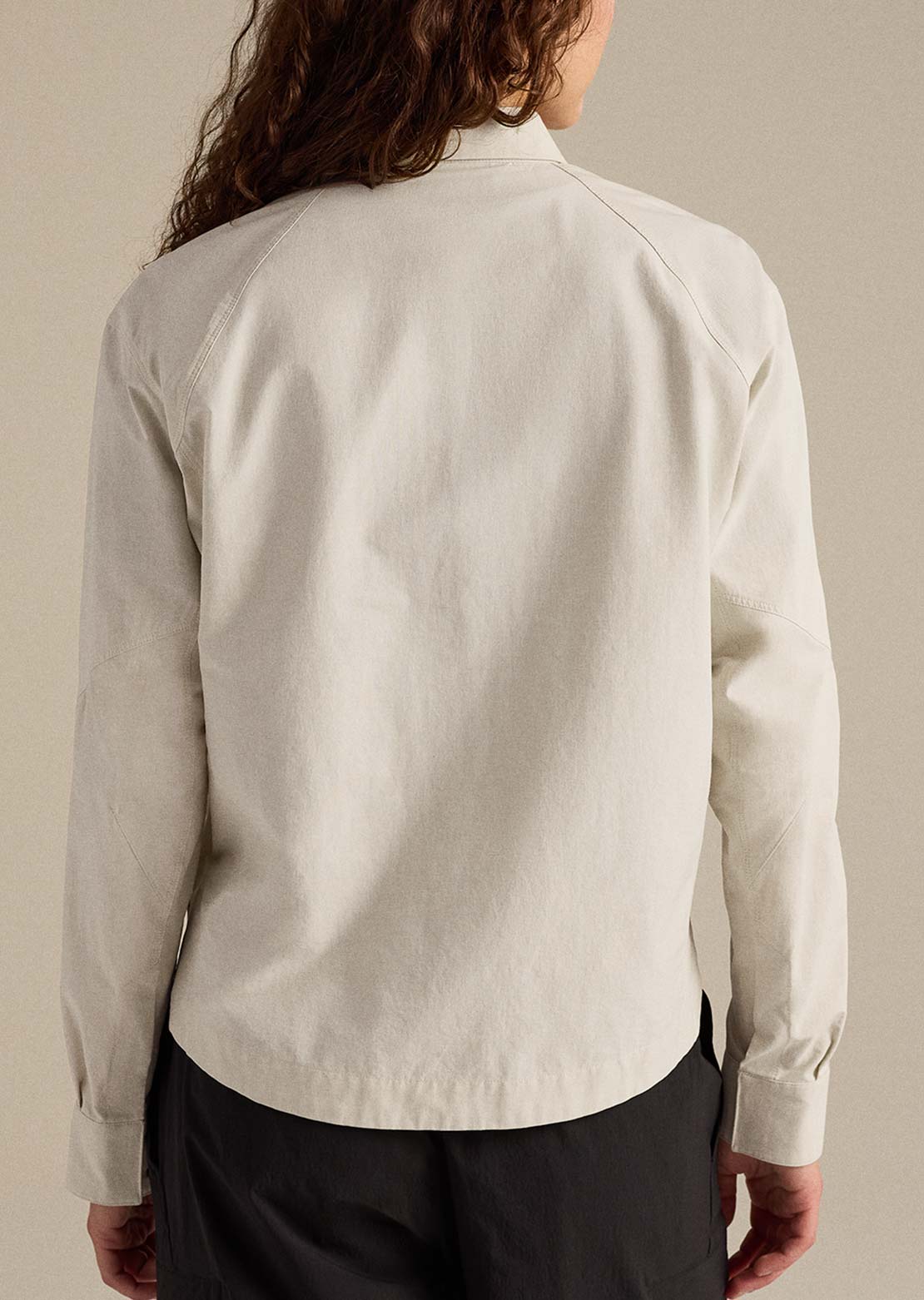 Arc'teryx Women's Clarkia SL Cotton Overshirt Jacket Sea Salt