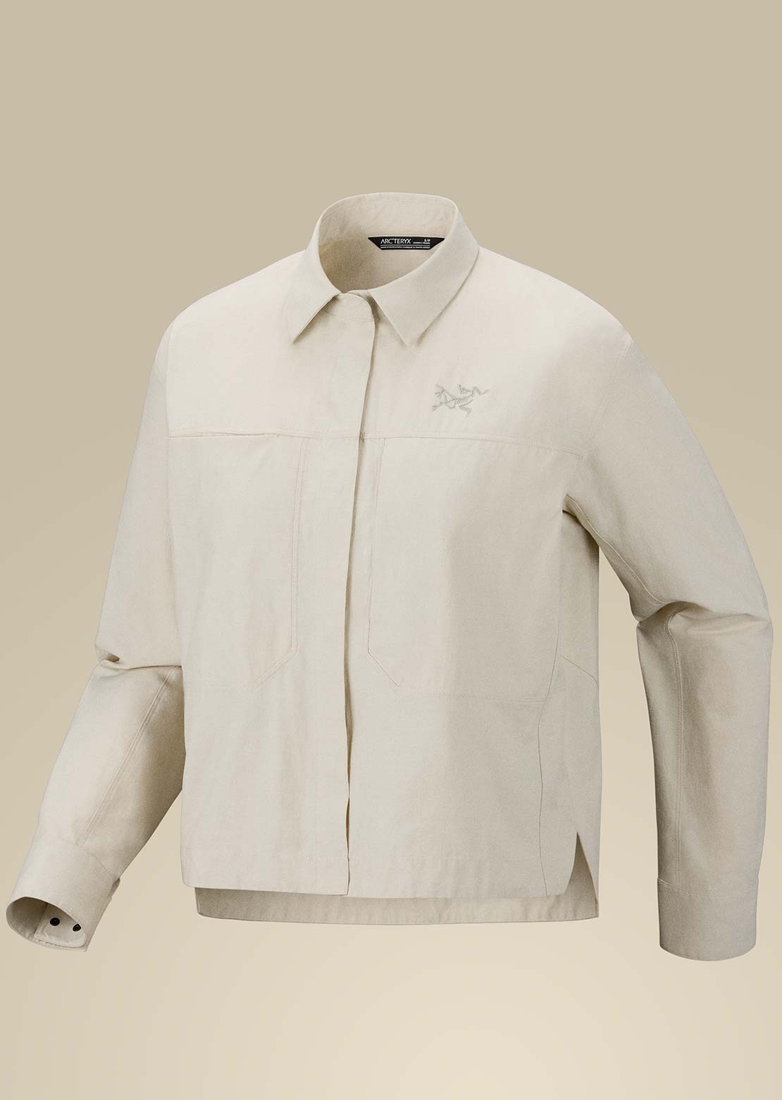 Arc'teryx Women's Clarkia SL Cotton Overshirt Jacket Sea Salt