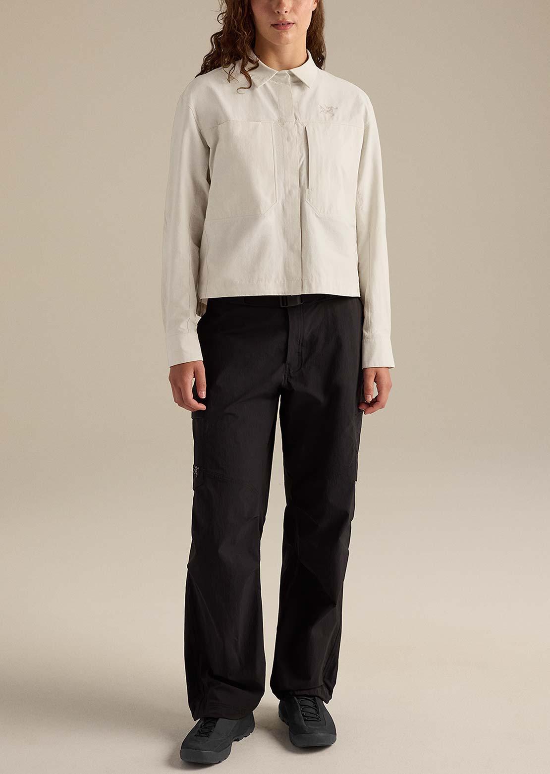 Arc'teryx Women's Clarkia SL Cotton Overshirt Jacket Sea Salt