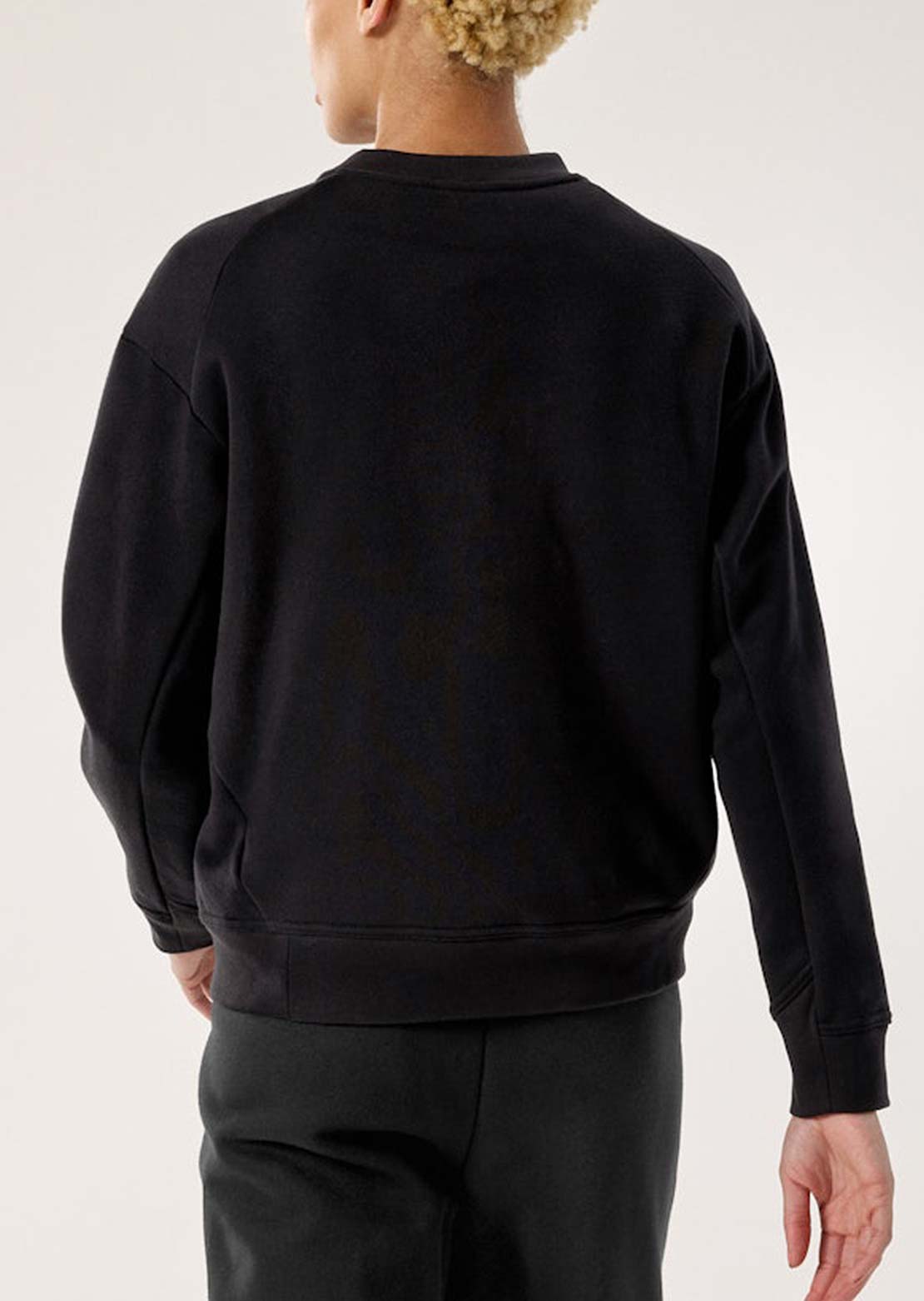 Arc'teryx Women's Emblem Fleece Crewneck Pullover Black