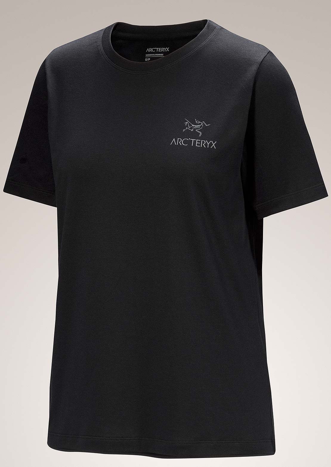 Arc'teryx Women's Kragg SL Cotton Emblem Crew T-Shirt Black