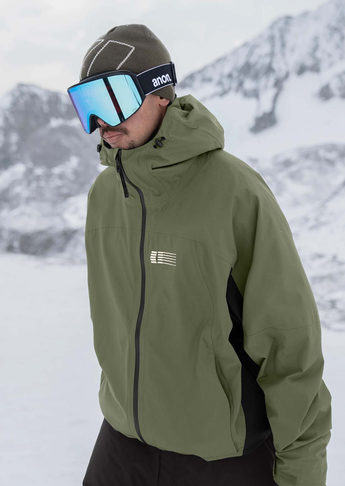 Armada Men's Ansel 2L Shell Jacket Olive/Black