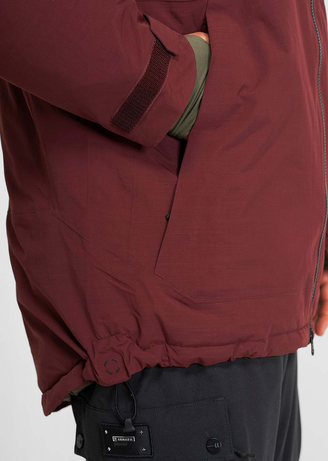 Armada Men&#39;s Banning Down Jacket Burgundy