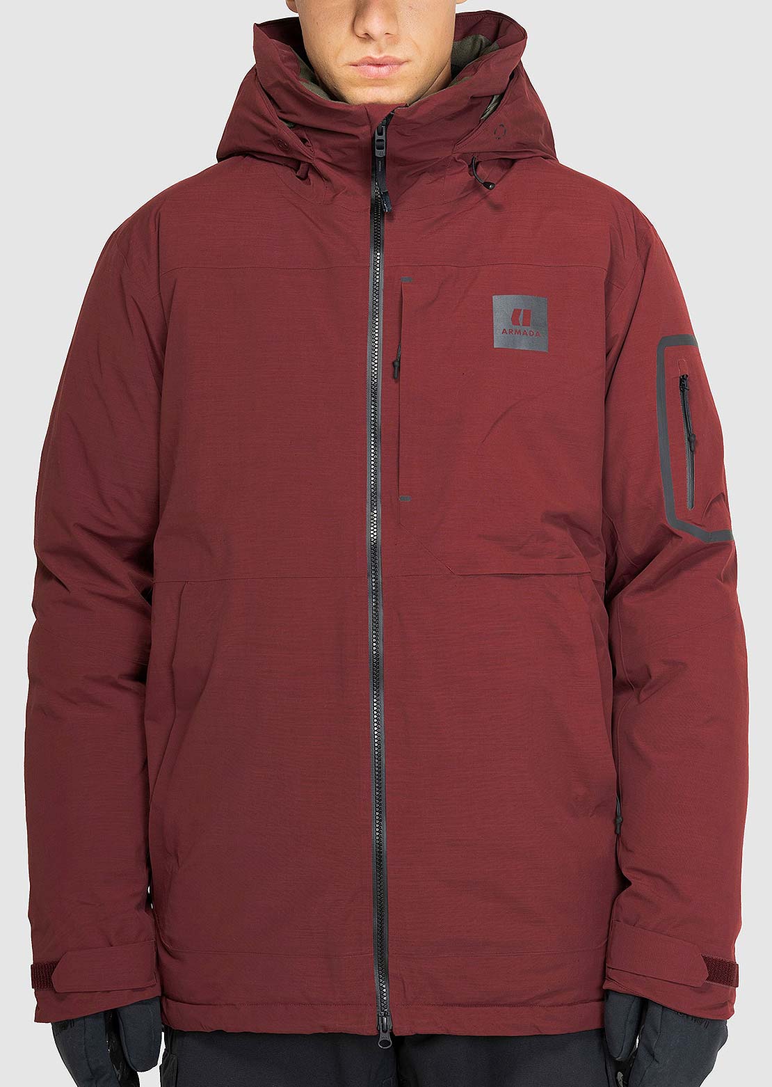 Armada Men&#39;s Banning Down Jacket Burgundy