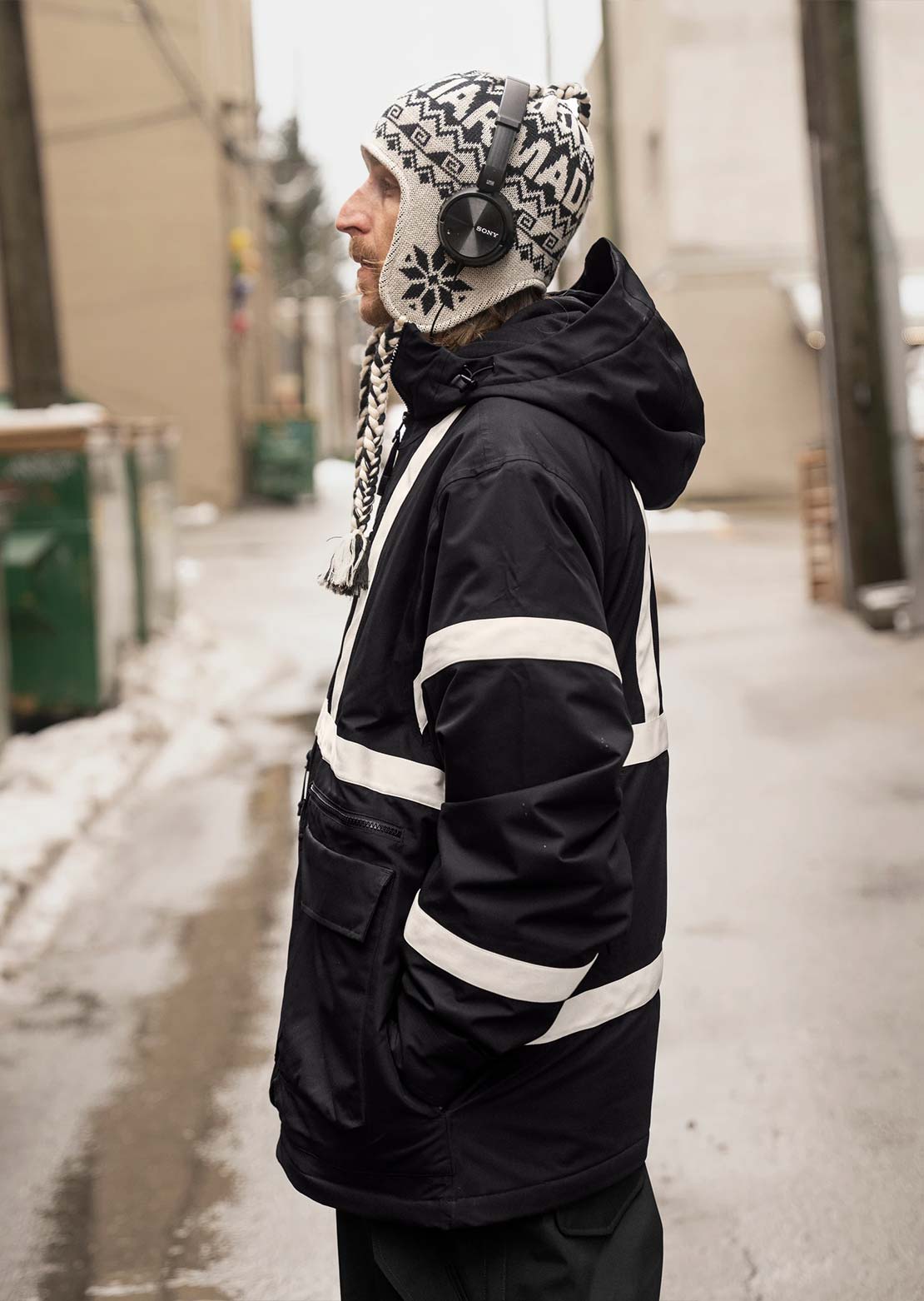 Armada Men's BDOG Jacket Black/Cream