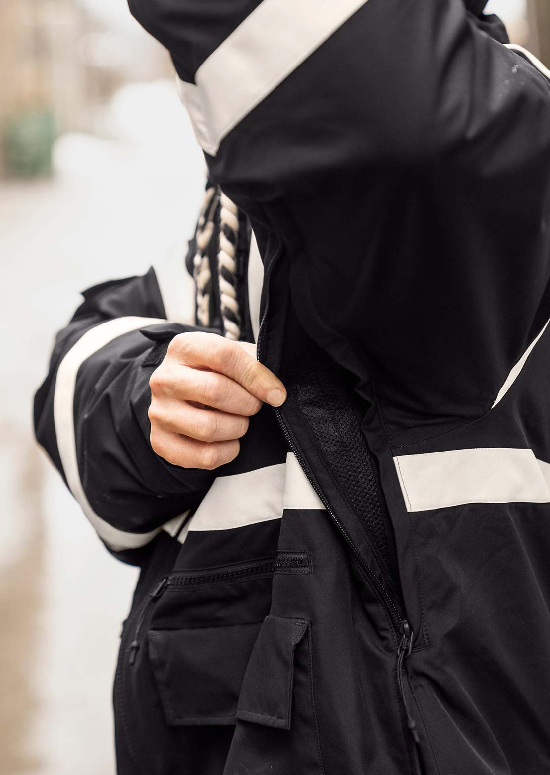 Armada Men's BDOG Jacket Black/Cream