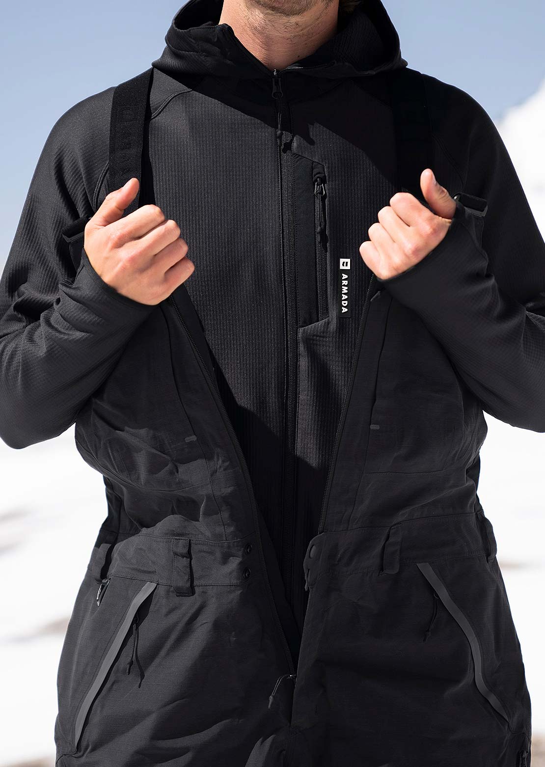 Armada Men's Emmons 3L Bib Pants Black