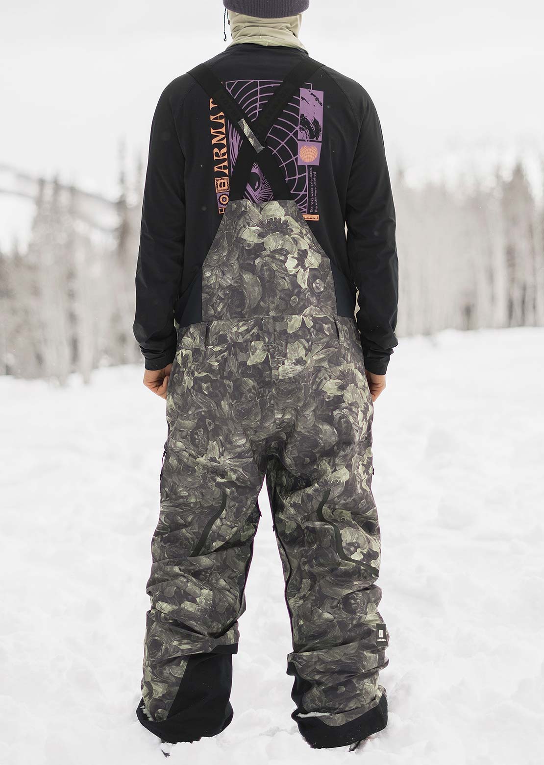 Armada Men's Emmons 3L Bib Pants Floral