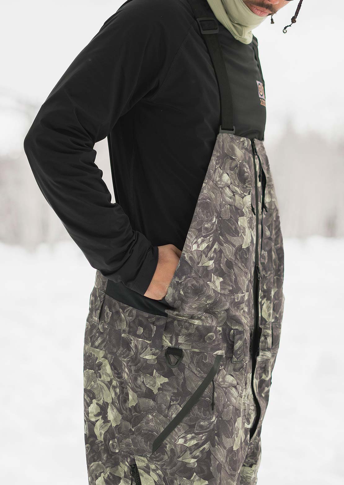 Armada Men's Emmons 3L Bib Pants Floral