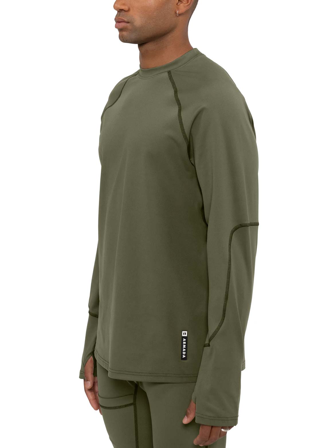 Armada Men's Hoopler Baselayer Top Olive