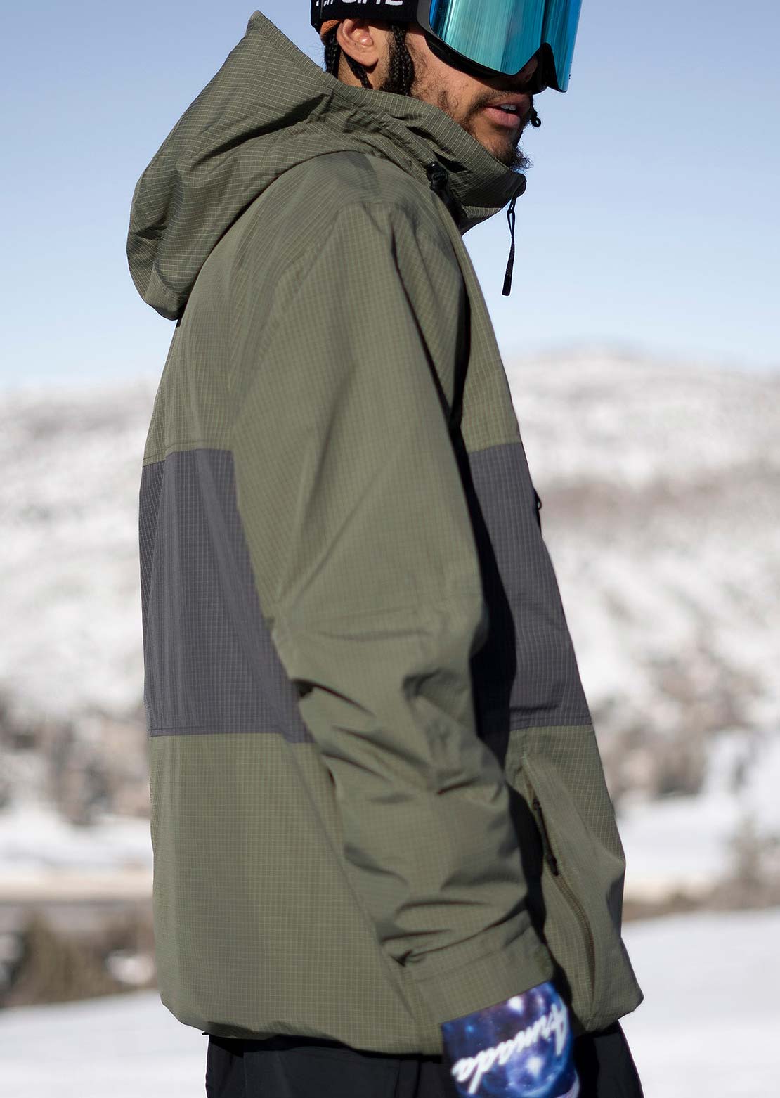 Armada Men&#39;s Salisbury 2L Anorak Jacket Olive/Anthracite