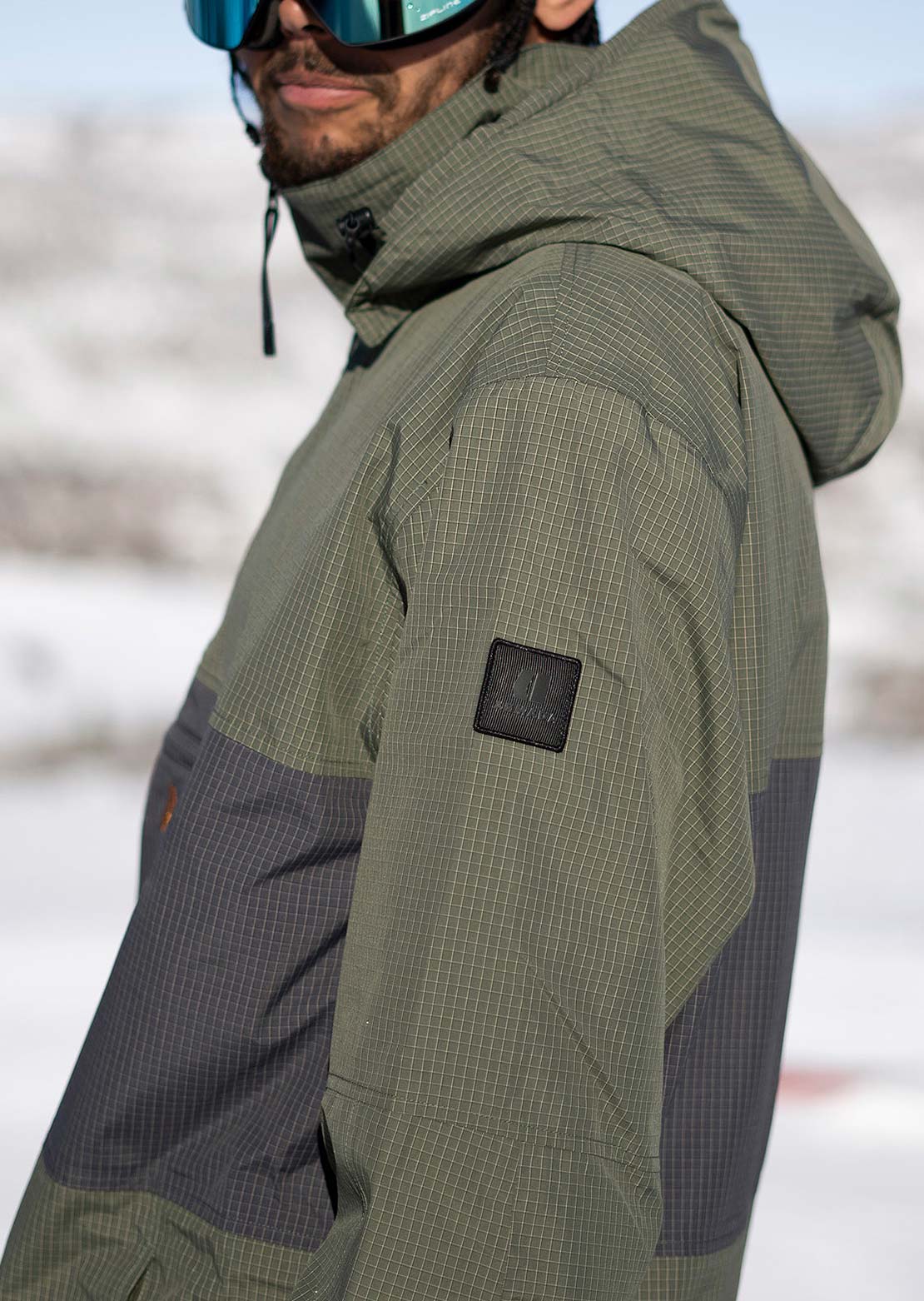 Armada Men&#39;s Salisbury 2L Anorak Jacket Olive/Anthracite