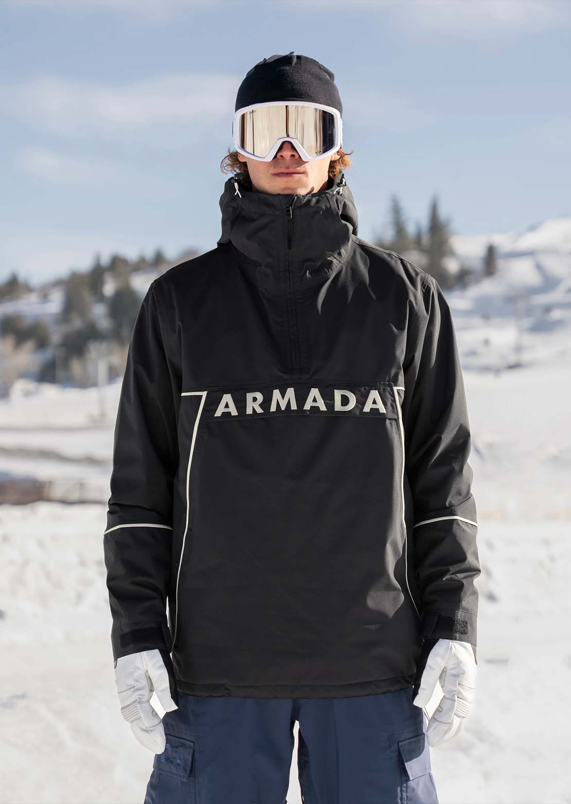 Armada Men's Salisbury 2L Anorak Jacket Black