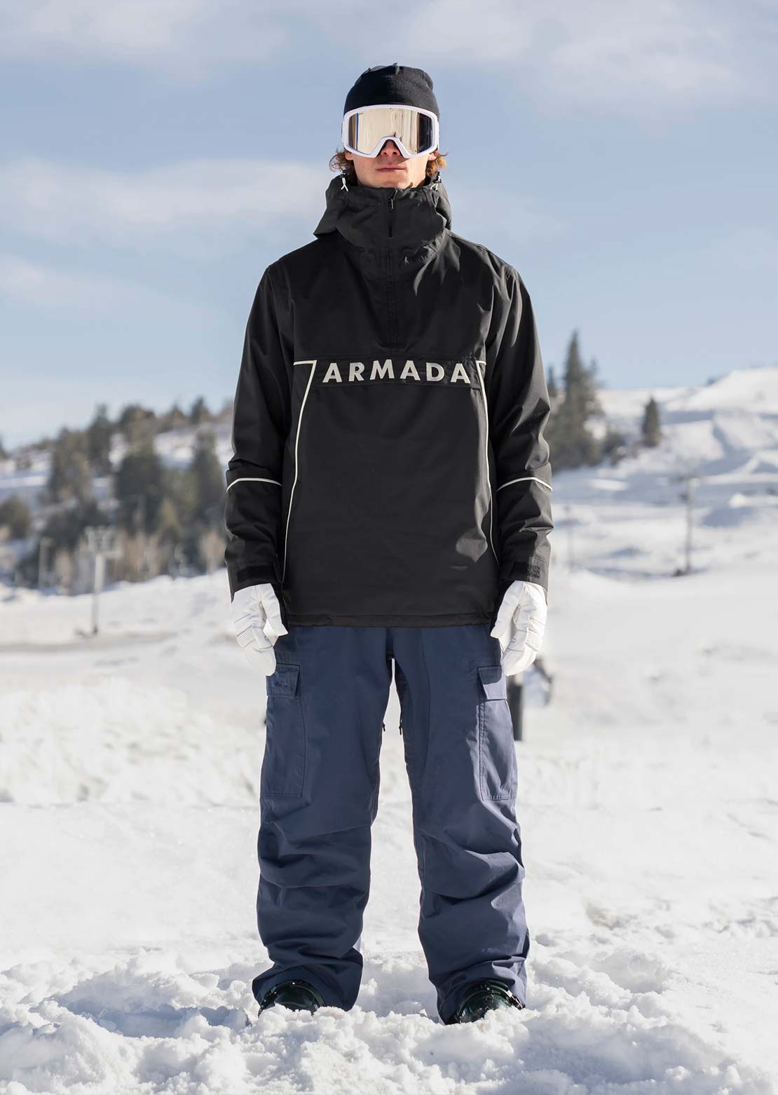 Armada Men's Salisbury 2L Anorak Jacket Black