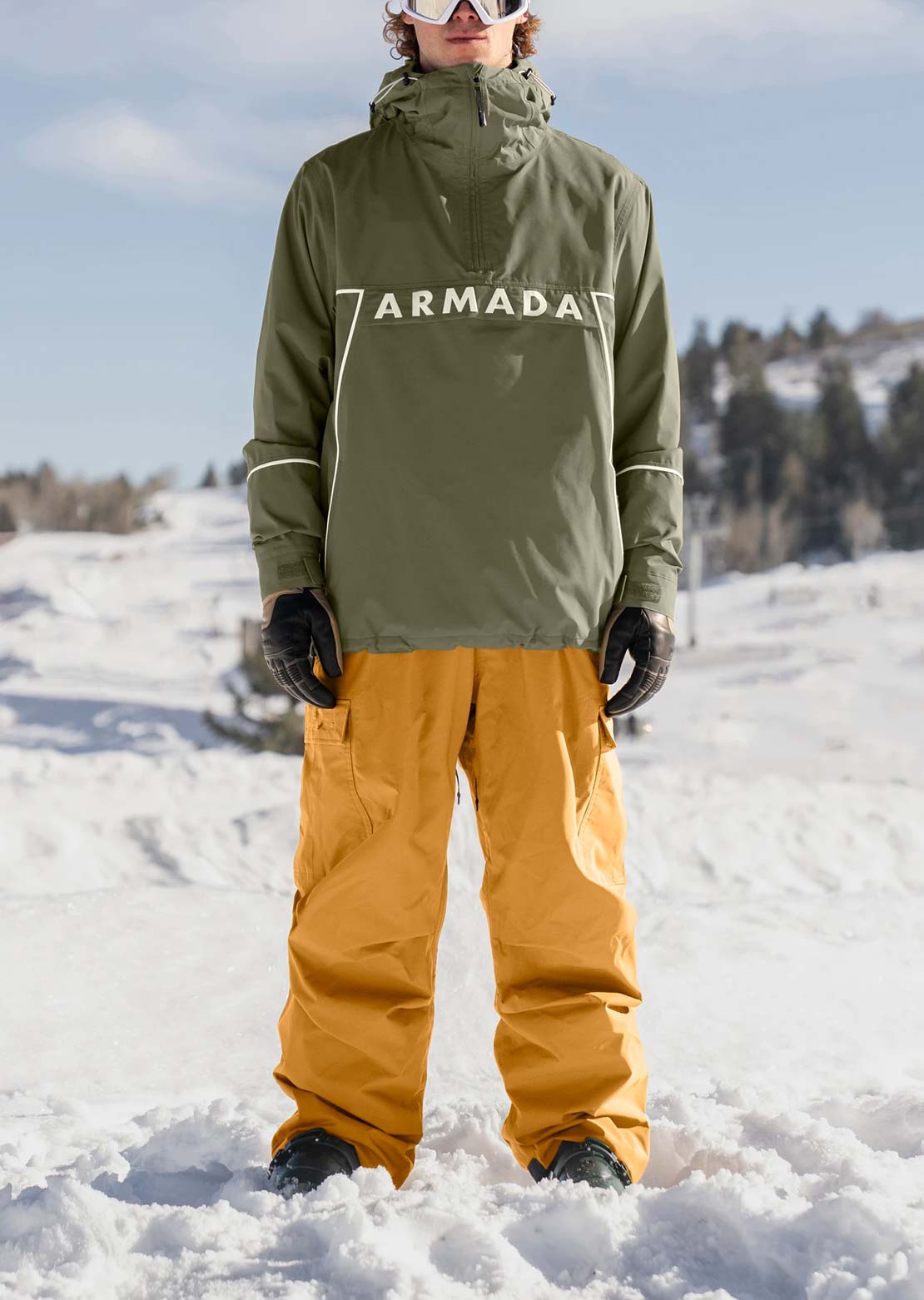 Armada Men's Salisbury 2L Anorak Jacket Olive