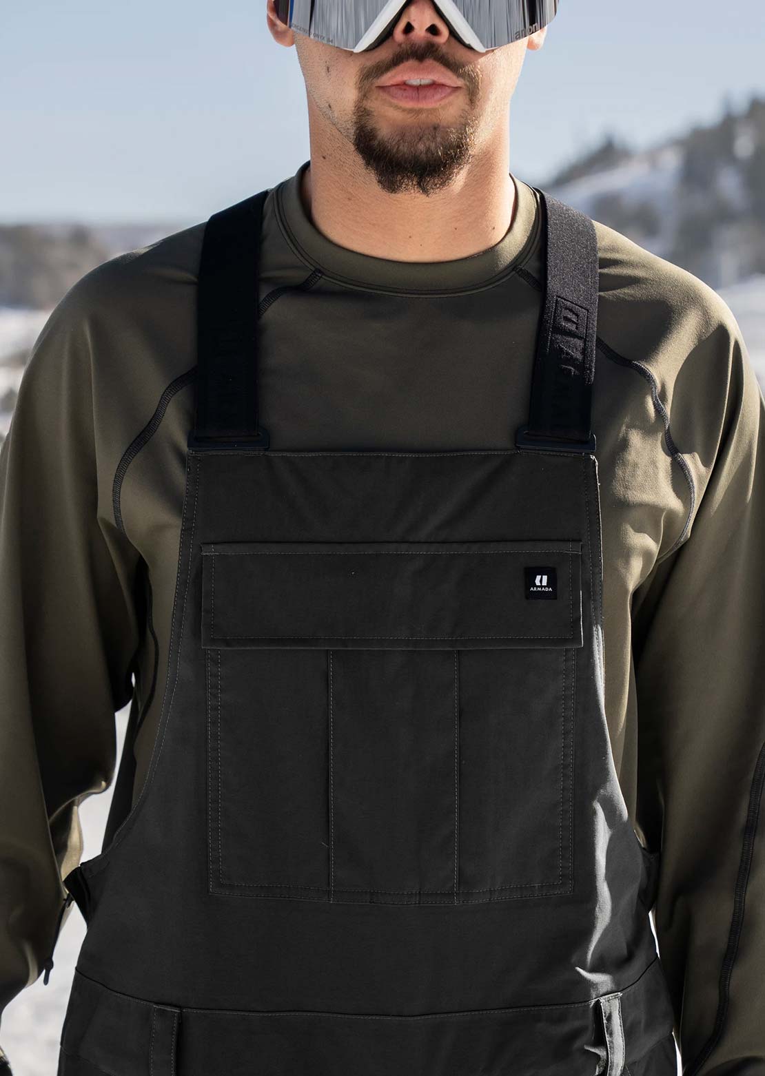 Armada Men's Sumpter 2L Bib Pants Black