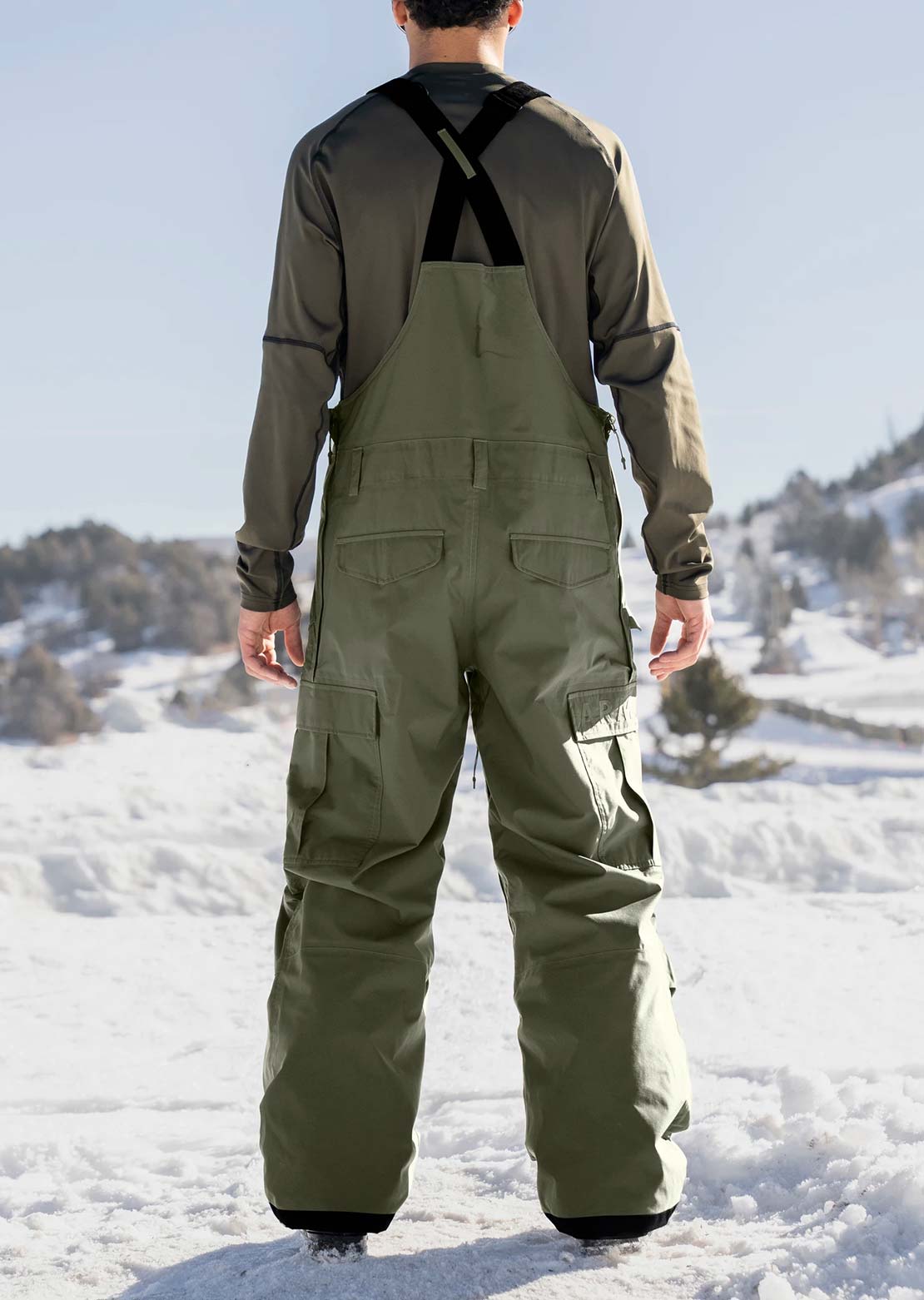 Armada Men's Sumpter 2L Bib Pants Olive
