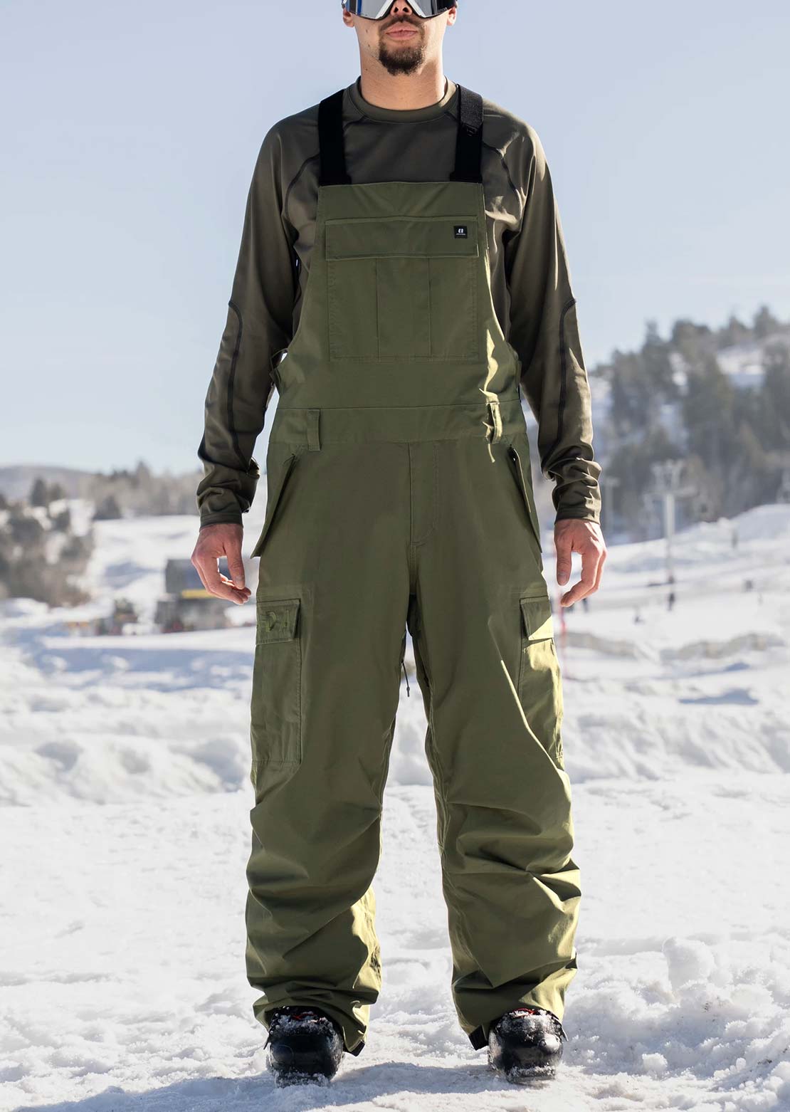 Armada Men's Sumpter 2L Bib Pants Olive