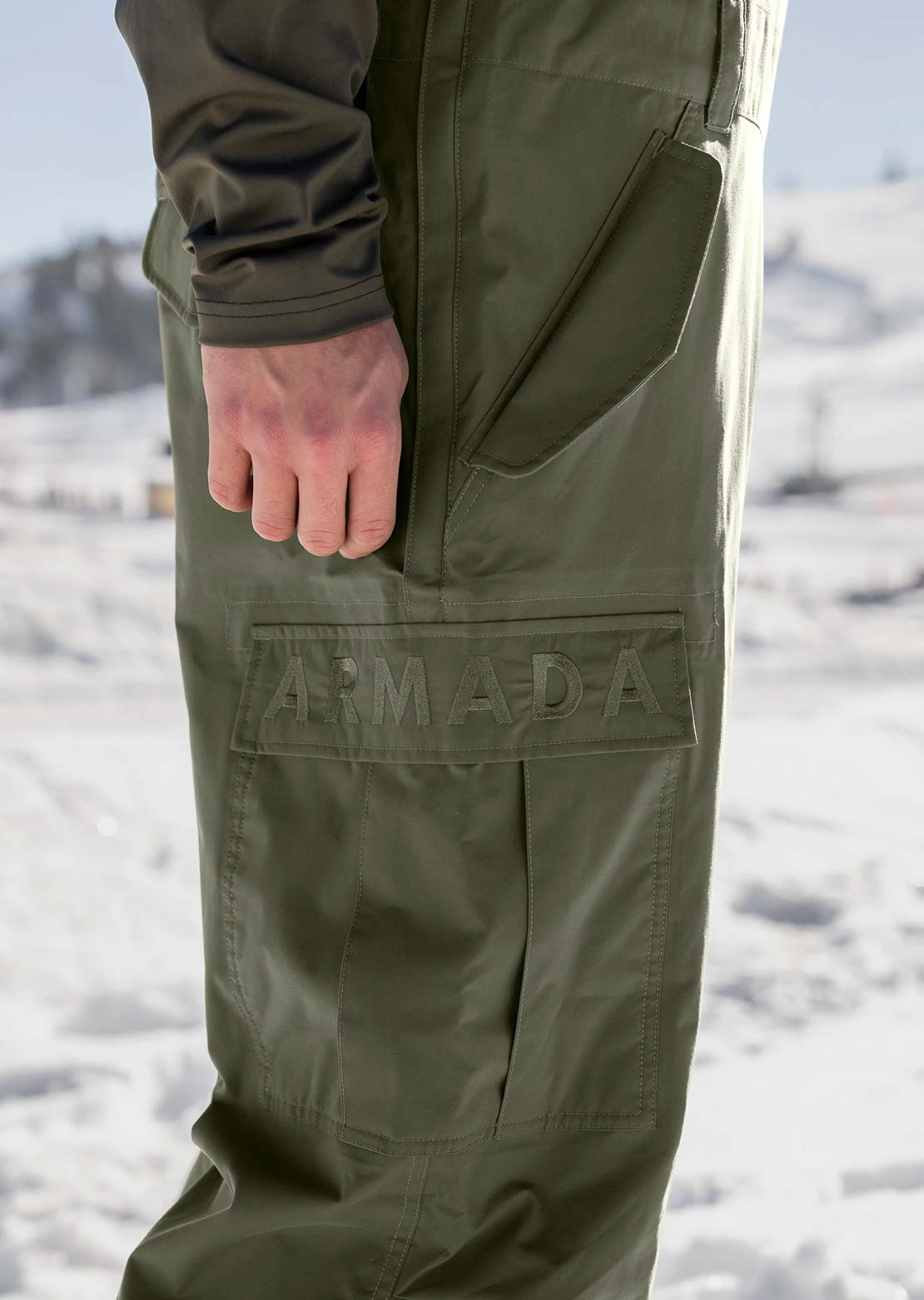 Armada Men's Sumpter 2L Bib Pants Olive