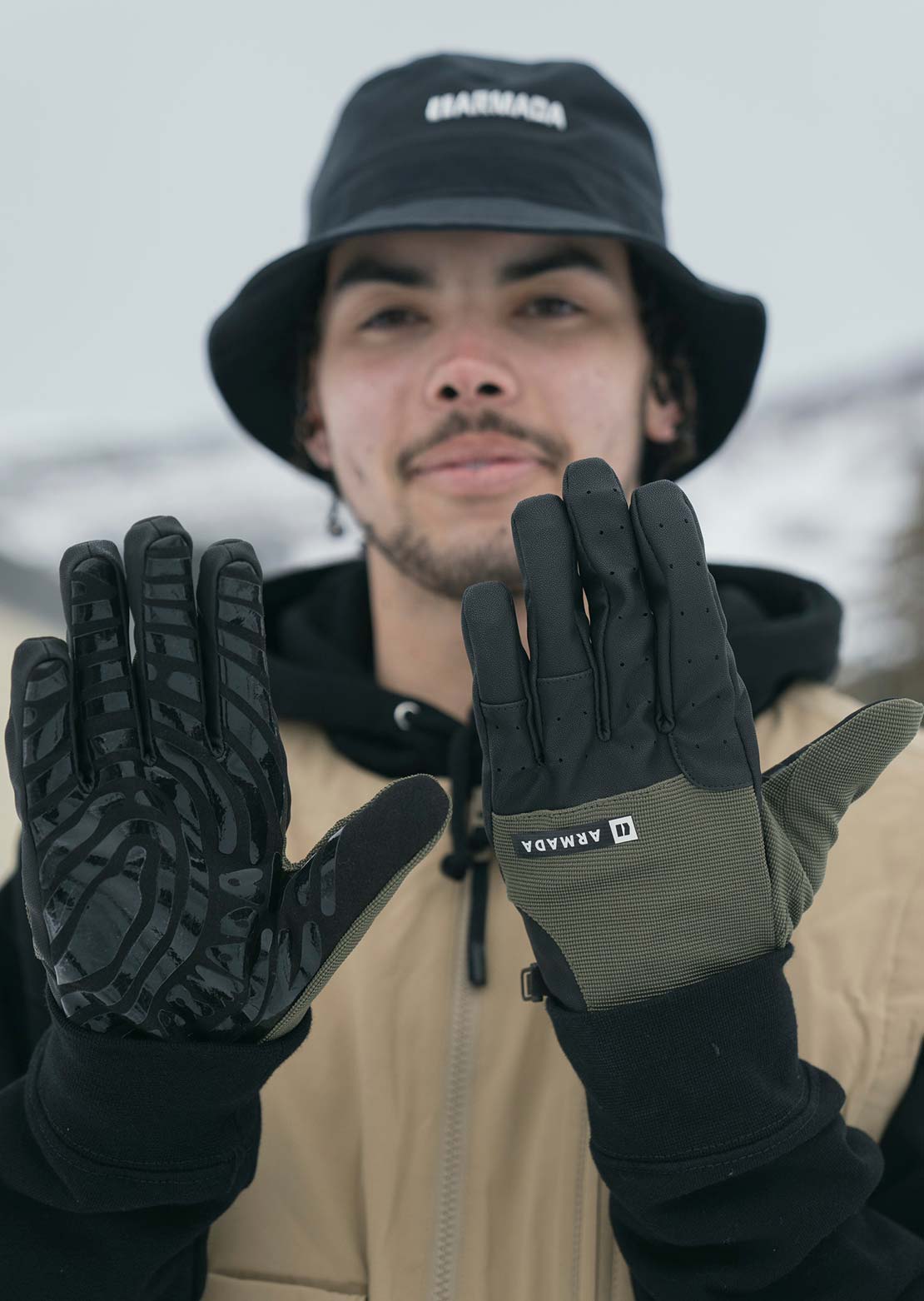 Armada Men's Throttle Gloves Olive