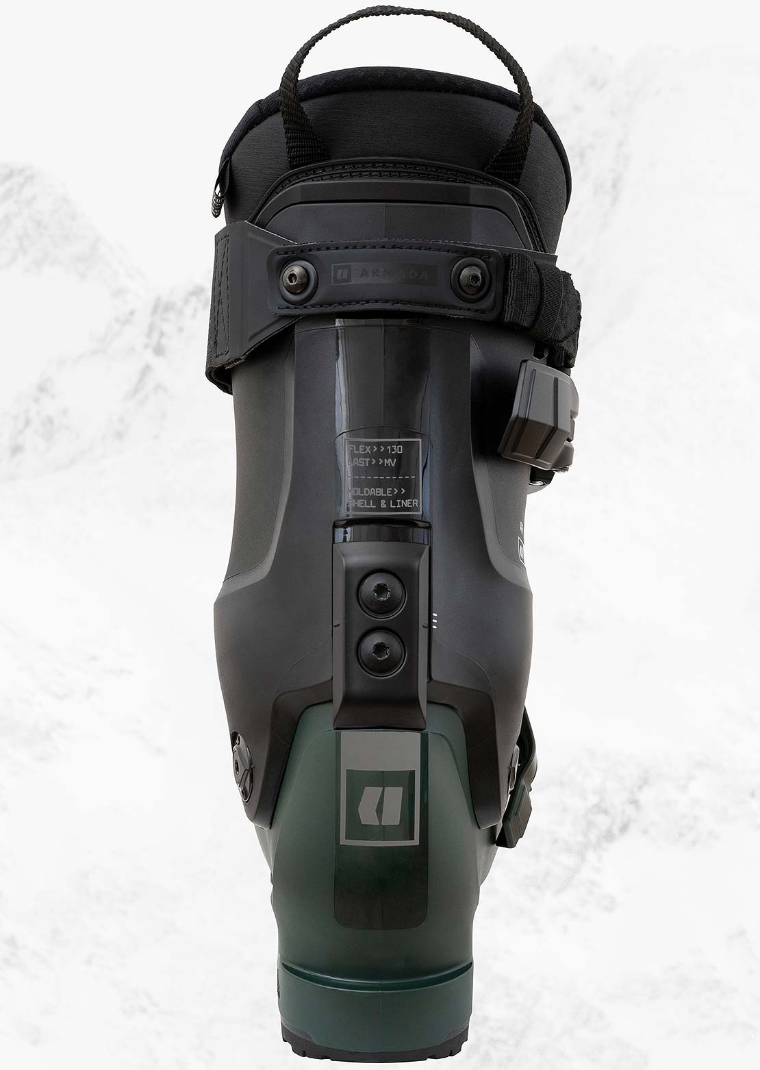 Armada Unisex AR One 130 MV Ski Boots Black/Green