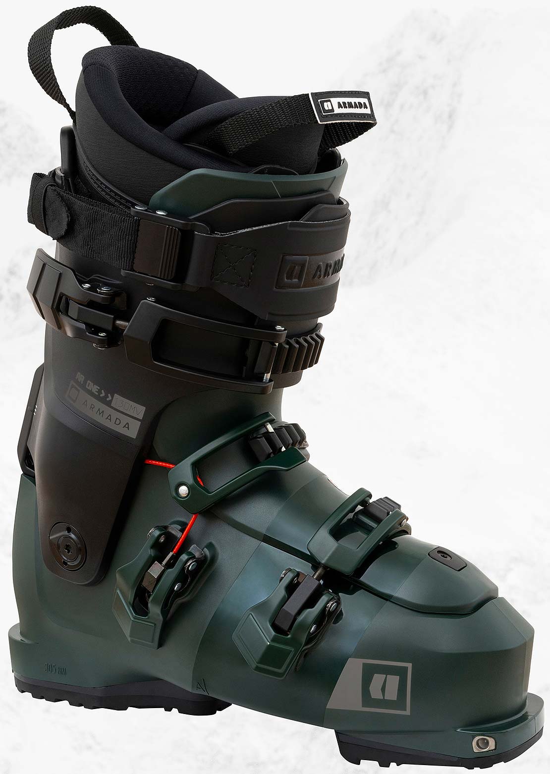 Armada Unisex AR One 130 MV Ski Boots Black/Green