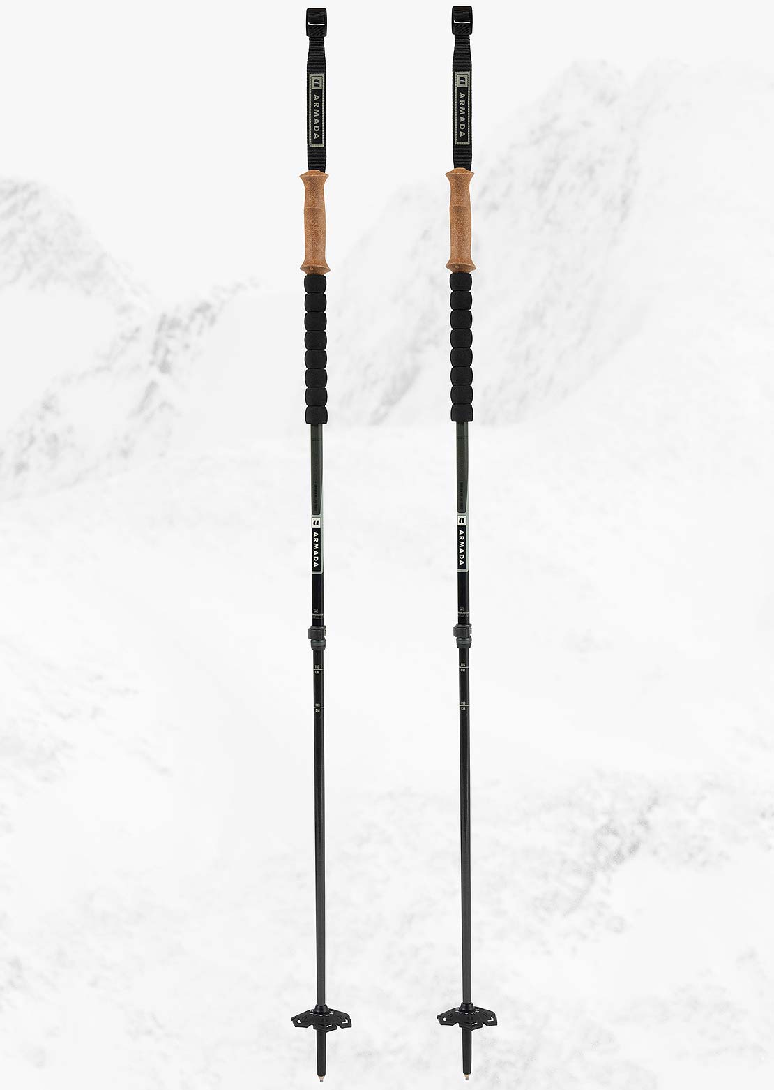 Armada Unisex Carbon Adjustable Ski Poles