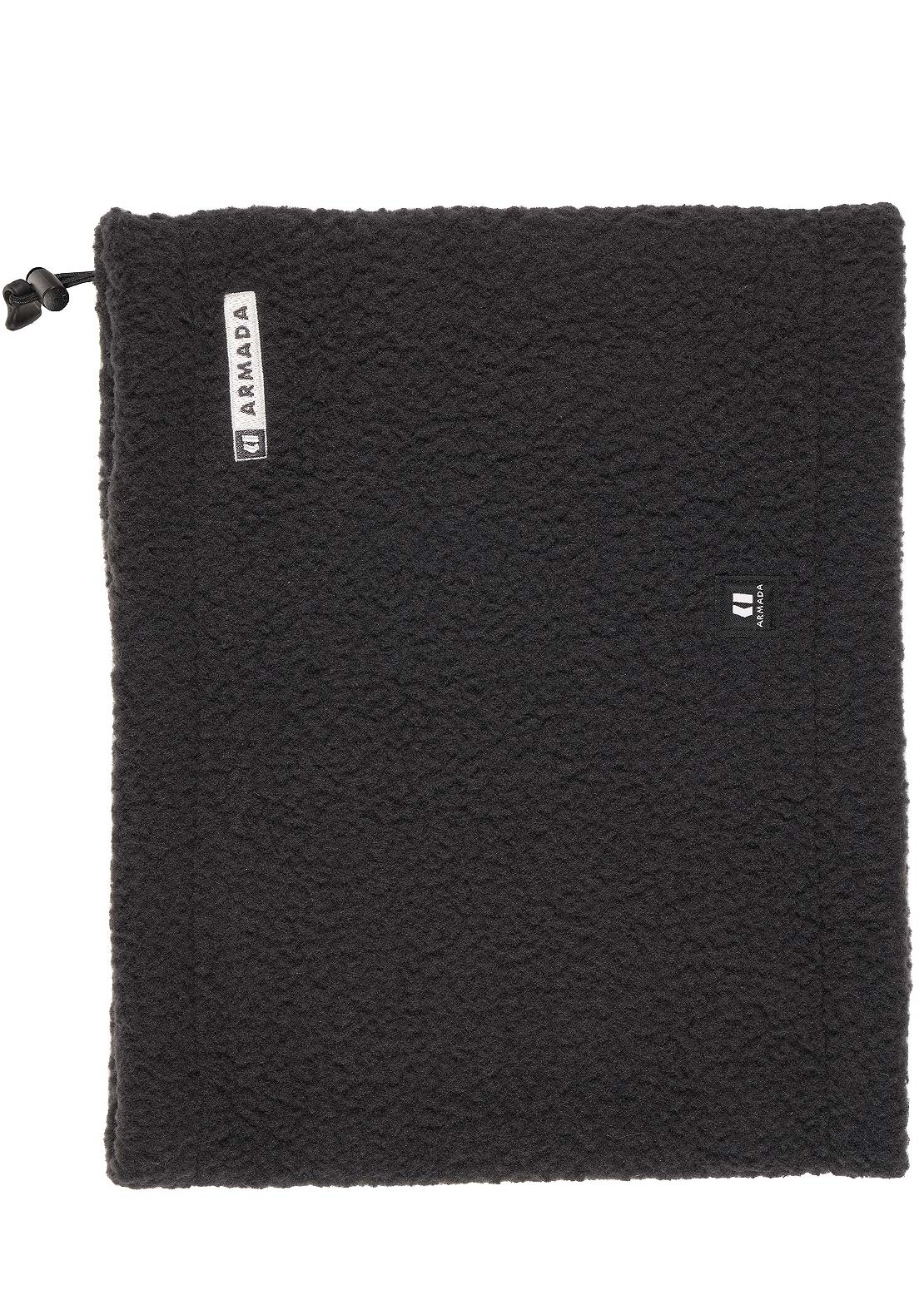 Armada Unisex Cord Lock Neck Warmer Black