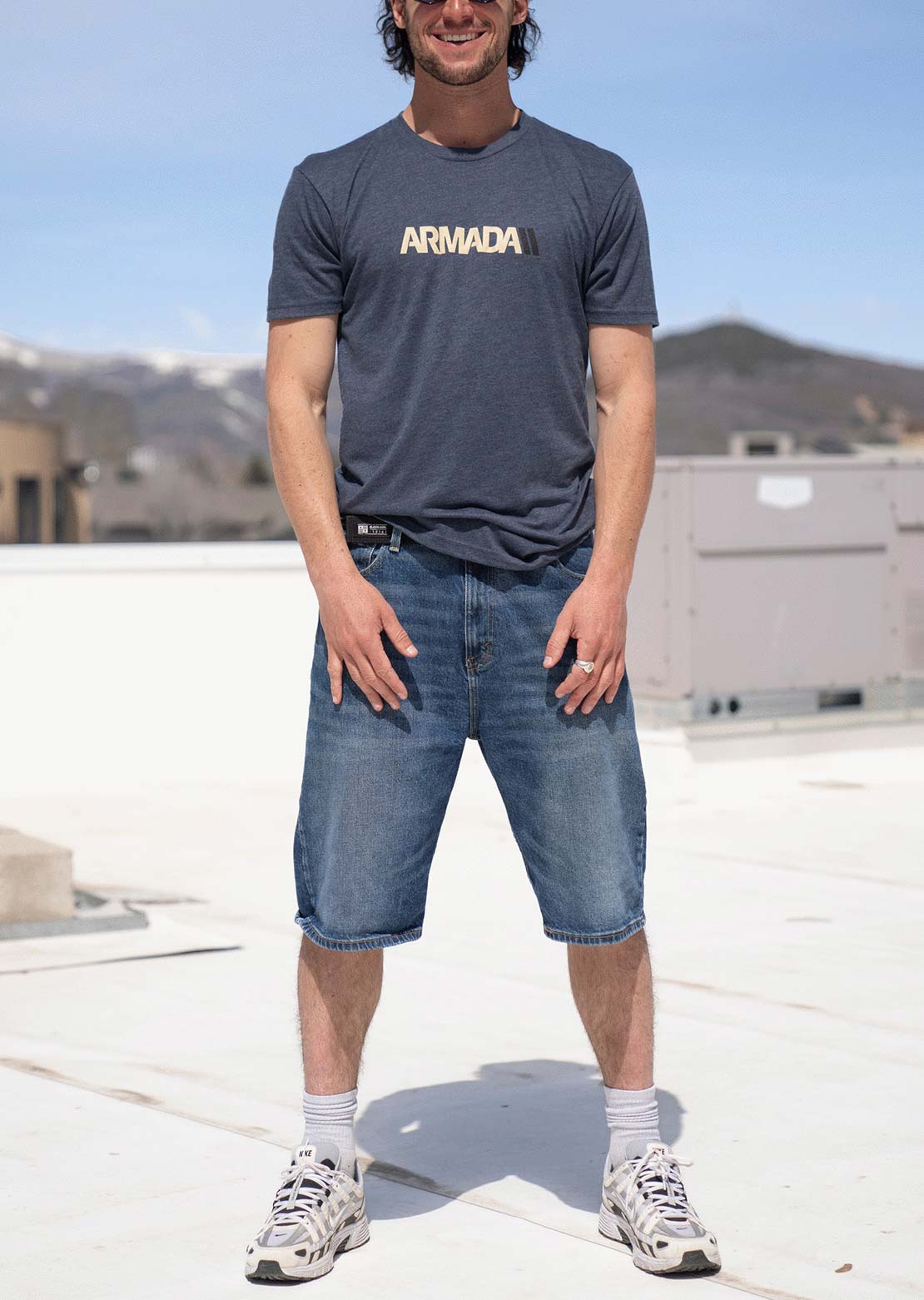 Armada Unisex Elzey T-Shirt Indigo