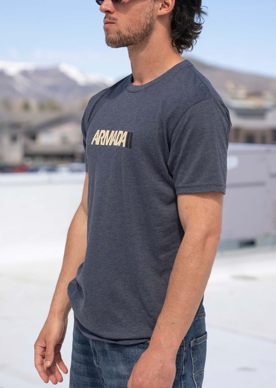 Armada Unisex Elzey T-Shirt Indigo