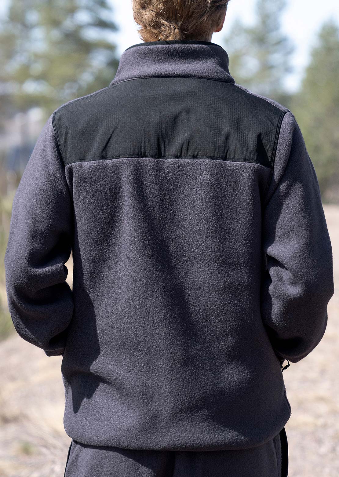 Armada Unisex Ledger High Pile Fleece Jacket Anthracite/Black