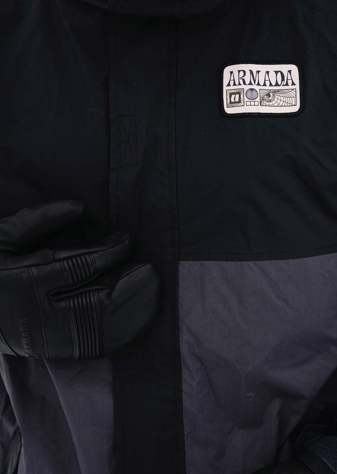 Armada Unisex Murph Versatile Windbreaker Jacket Black/Anthracite