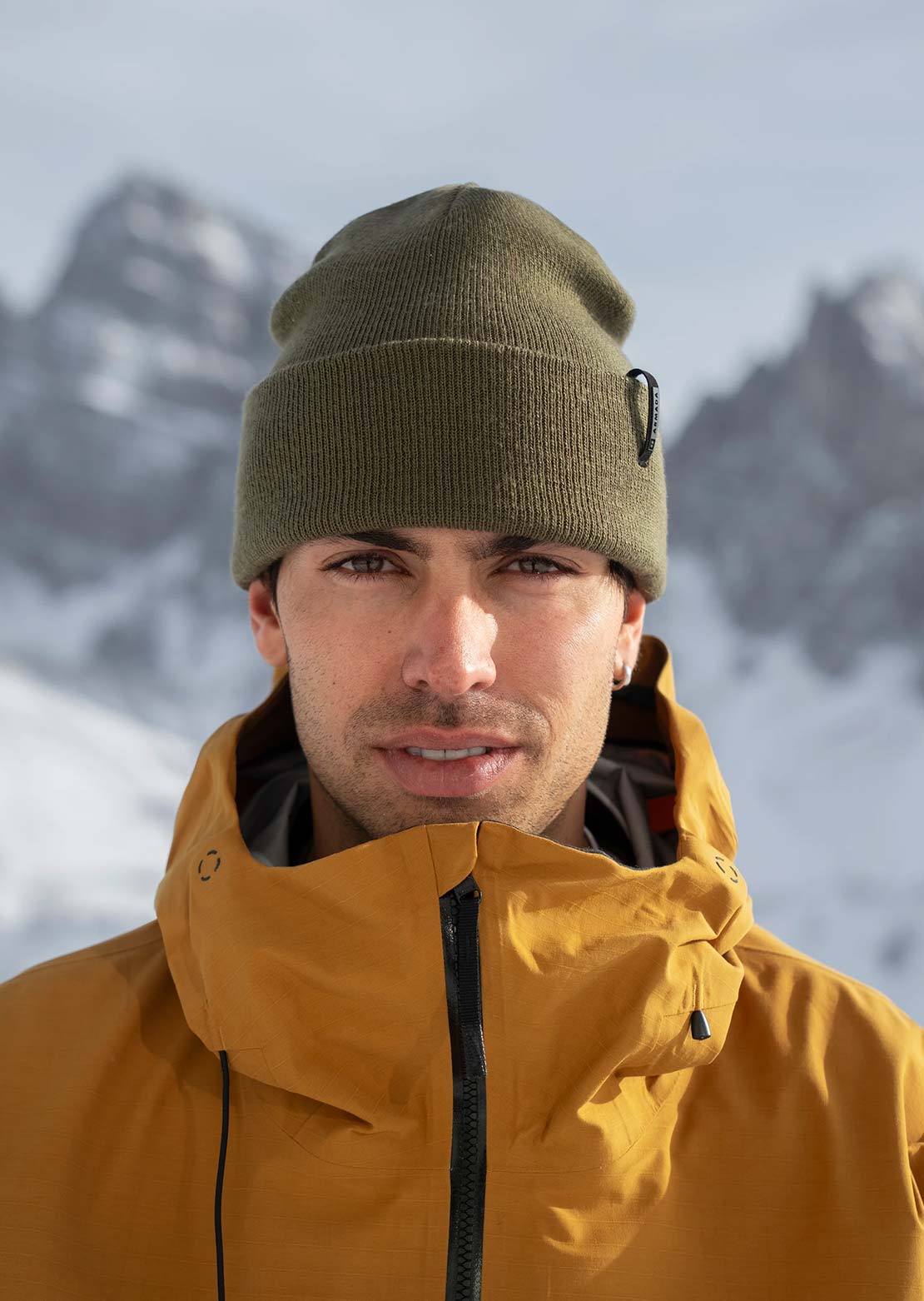 Armada Unisex Staple Beanie Olive Black
