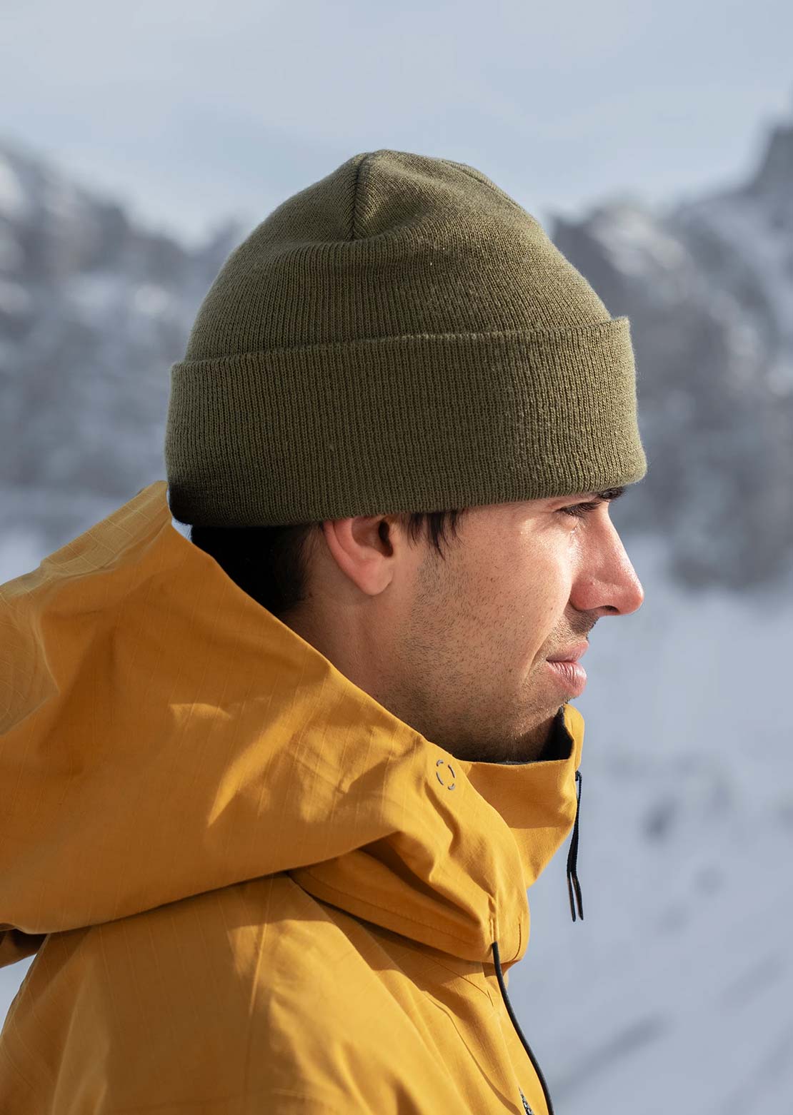 Armada Unisex Staple Beanie Olive Black