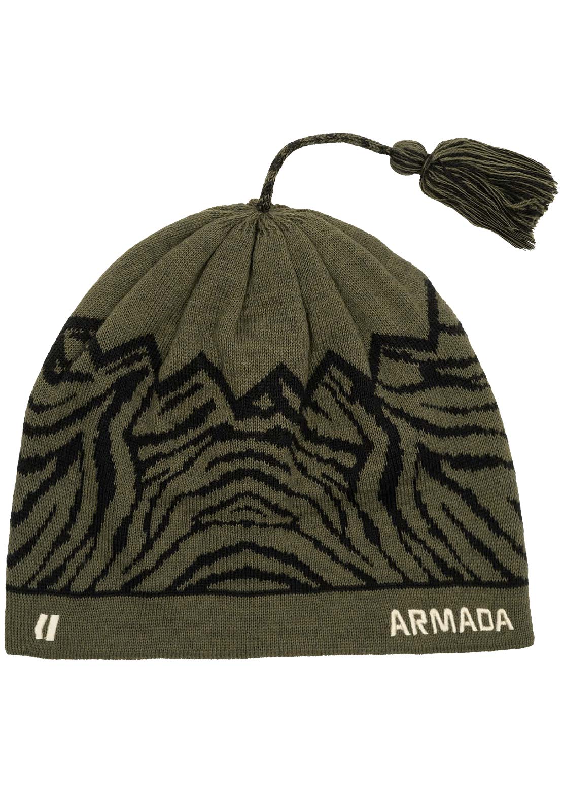 Armada Unisex Tassel Skully Beanie