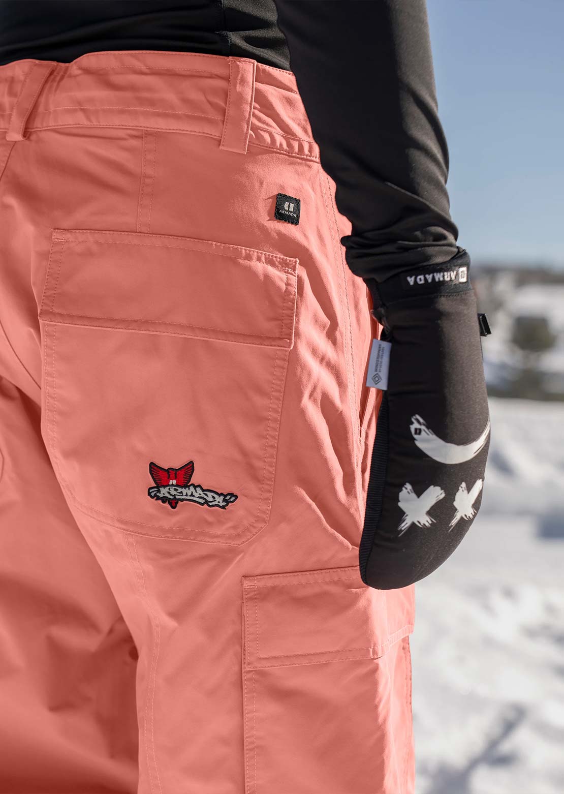 Armada Unisex Team Issue 2L Insulated Cargo Pants Faded Rose