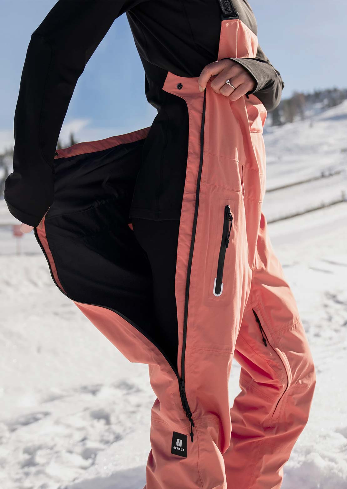 Armada Women's Pascore 2L Bib Pants Faded Rose