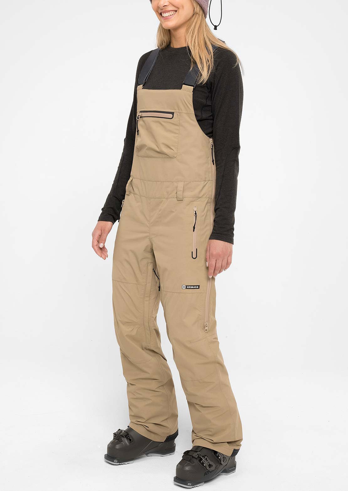 Armada Women&#39;s Pascore Bib Pants Khaki