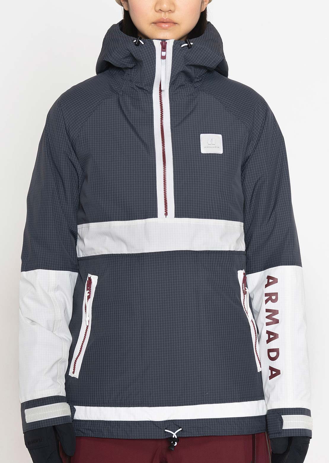 Armada Women&#39;s Rosalie 2L Insulated Anorak Blanc/Indigo